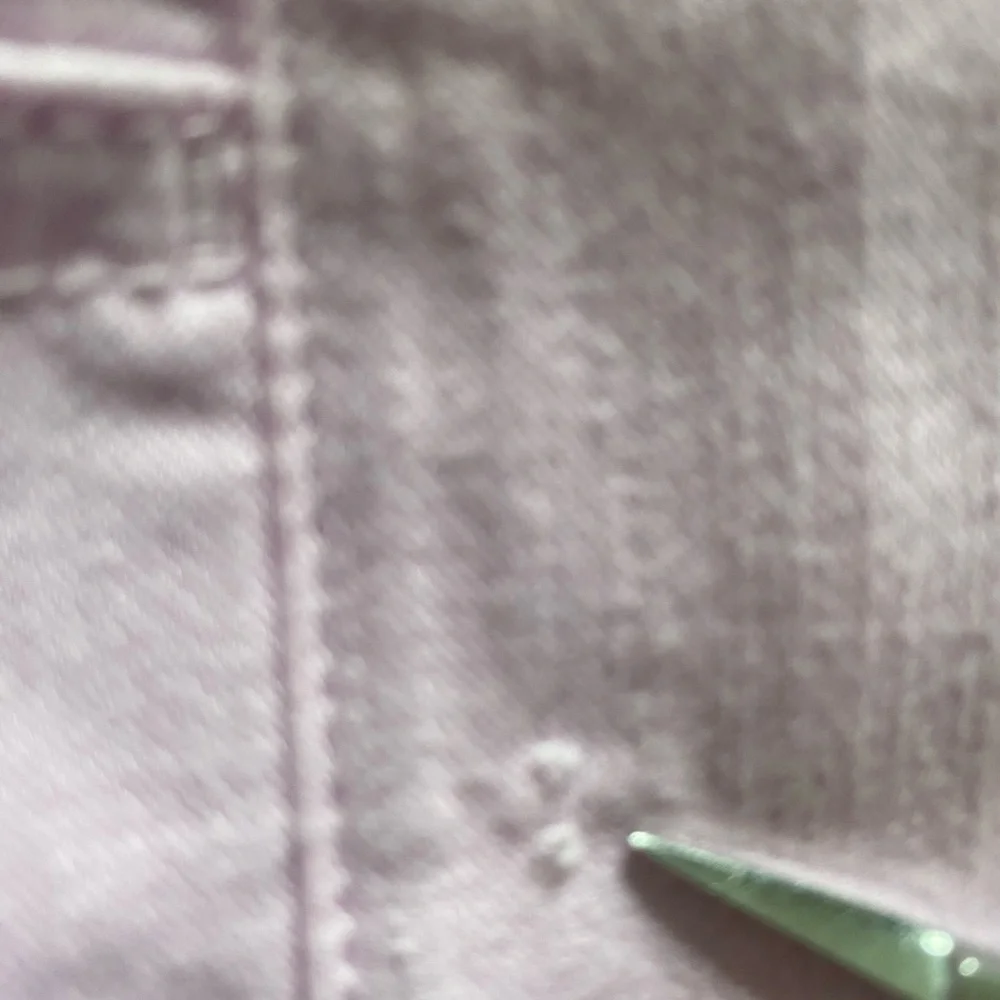 J. Crew Women’s 9”Billie Demi Boot Crop Denim Pants in Light Pink Size 28/6 - Picture 15 of 16